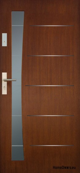 Portes extérieures, panneau en bois, DP10-A 72mm