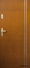 Portes extérieures, panneau en bois DP17-A 72mm