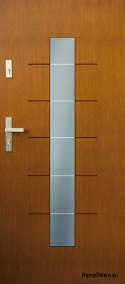 Portes extérieures, panneau en bois DP23 WARM