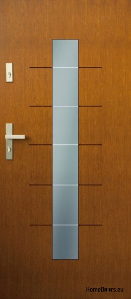 Portes extérieures, panneau en bois DP23 WARM
