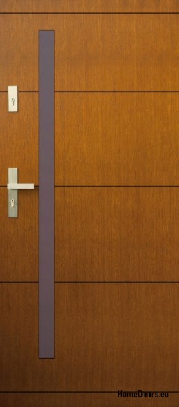 Portes extérieures panneau en bois DP26 WARM
