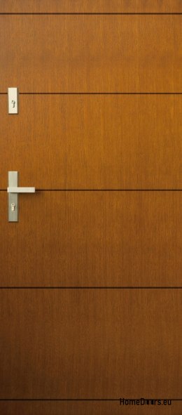 Portes extérieures, panneau en bois DP27 WARM