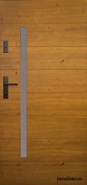 Portes extérieures, panneau en bois DP29 WARM