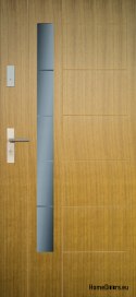 Portes extérieures, plaque en bois DP31 WARM