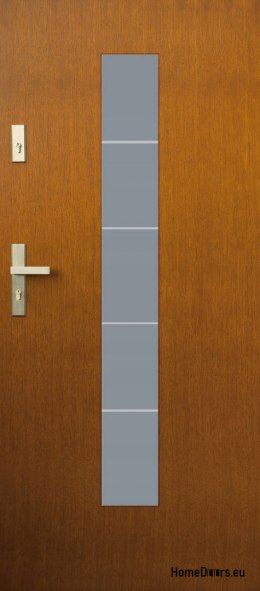 Portes extérieures, plaque en bois DP5 72mm chaud