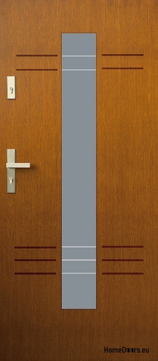 Portes extérieures, plaque en bois DP6 72mm chaud Portes extérieures, plaque en bois DP6 72mm chaud
