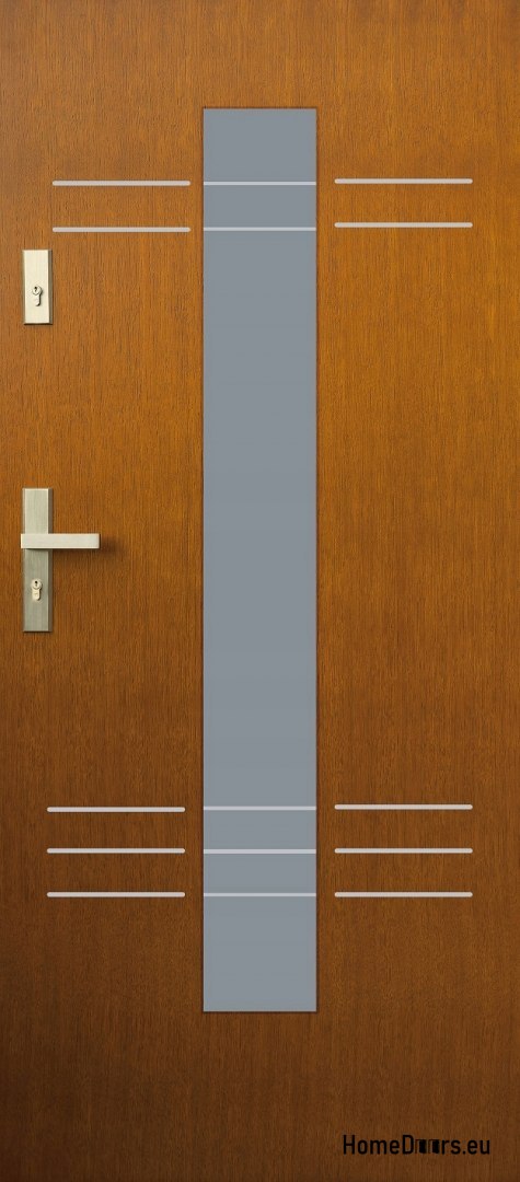 Portes extérieures, panneau en bois, DP6-A 72mm Portes extérieures, panneau en bois, DP6-A 72mm