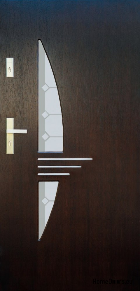 Portes extérieures, panneau en bois, DP7-A 72mm Portes extérieures, panneau en bois, DP7-A 72mm