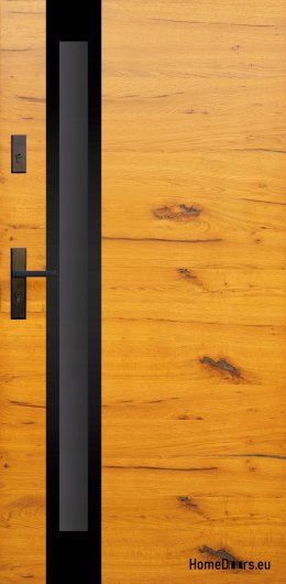 Portes extérieures, panneau en bois DPC1 WARM