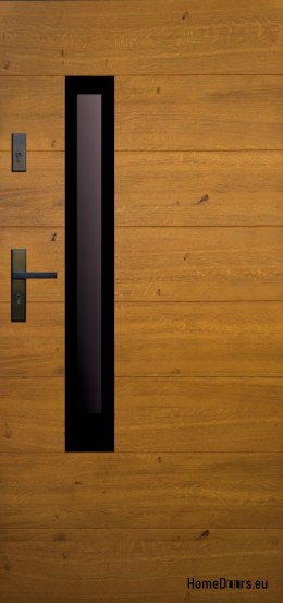 Portes extérieures, panneau en bois DPC11 WARM