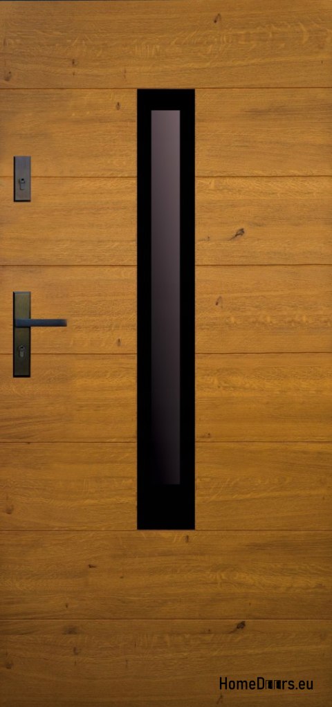 Portes extérieures, panneau en bois DPC12 WARM