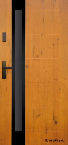Portes extérieures, plaque en bois DPC16 WARM