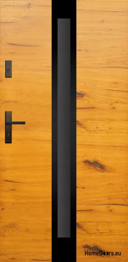 Portes extérieures, plaque en bois DPC2 WARM
