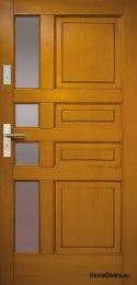 Porte extérieure cadre en bois D1 CIEPŁE 68 mm