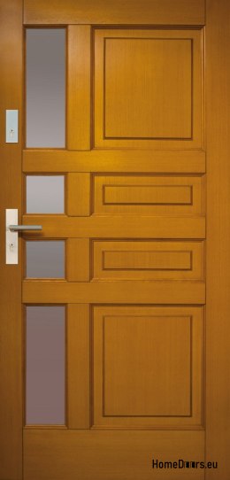 Porte extérieure cadre en bois D1 CIEPŁE 68 mm
