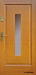Porte extérieure cadre en bois D18A WARM 68mm