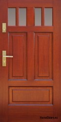 Porte extérieure cadre en bois D19 CIEPŁE 68 mm
