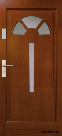 Porte extérieure cadre en bois D2 CIEPŁE 68 mm