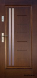 Porte extérieure cadre en bois D21 WARM 68 mm