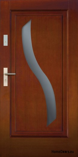 Porte extérieure cadre en bois D3 CIEPŁE 68 mm