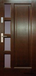 Porte extérieure cadre en bois D6 CIEPŁE 68 mm