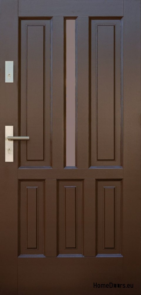 Porte extérieure cadre en bois D9 CIEPŁE 68 mm