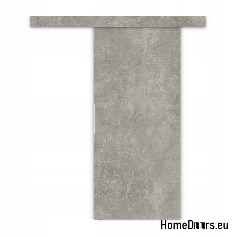 Porte coulissante murale ALFA + système coulissant