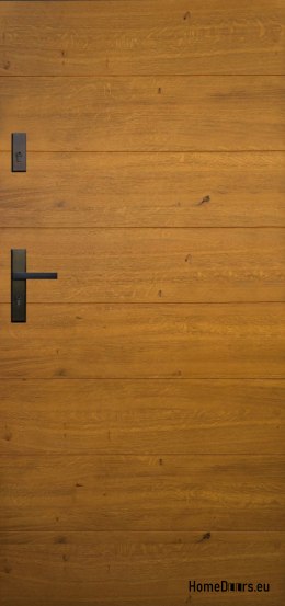 Portes extérieures, panneau en bois DP28 WARM