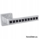KLAMKA DRZWIOWA CARAT CZARNY / CHROM