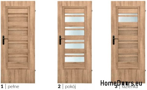 Portes de salle de bain avec verre intérieur Ahaja 2 60 Portes de salle de bain avec verre intérieur Ahaja 2 60