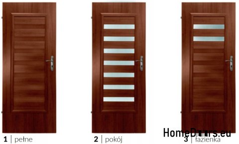 Portes de salle de bain avec verre intérieur Szeloba 60 Portes de salle de bain avec verre intérieur Szeloba 60