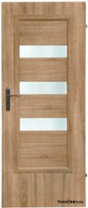 Porte de la chambre avec verre intérieur Ahaja 1 80