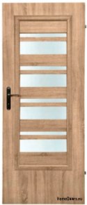 Porte de la chambre avec verre intérieur Ahaja 2 90