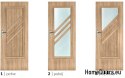 Portes de salle de bain avec verre intérieur Sadr 70