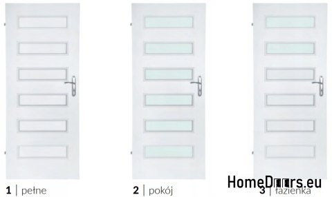 Portes intérieures complètes Born 70 Portes intérieures complètes Born 70