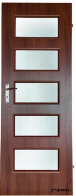 Porte de chambre avec verre intérieur Arian 90