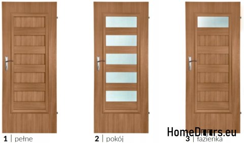 Porte de chambre avec verre intérieur Oxen 60 Porte de chambre avec verre intérieur Oxen 60