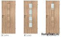 Portes de salle de bain avec verre intérieur Ceres 60