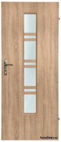 Portes de chambre avec verre intérieur Ceres 70