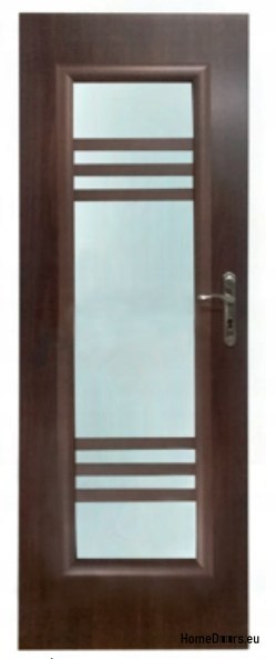 Portes de chambre avec verre intérieur Mirach 60