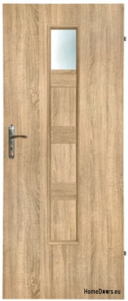 Portes de salle de bain avec verre intérieur Szargot 70