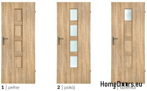 Portes de salle de bain avec verre intérieur Szargot 70 Portes de salle de bain avec verre intérieur Szargot 70