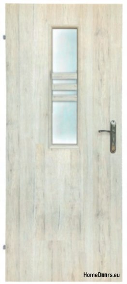 Portes de salle de bain avec verre intérieur Vega 80