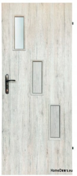 Portes de salle de bain avec verre intérieur Wezen 70 Portes de salle de bain avec verre intérieur Wezen 70