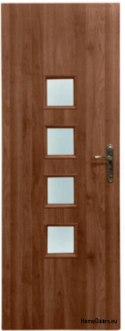 Portes de chambre avec verre intérieur Atria 90