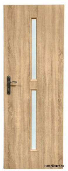 Portes de chambre avec verre intérieur Donta 60