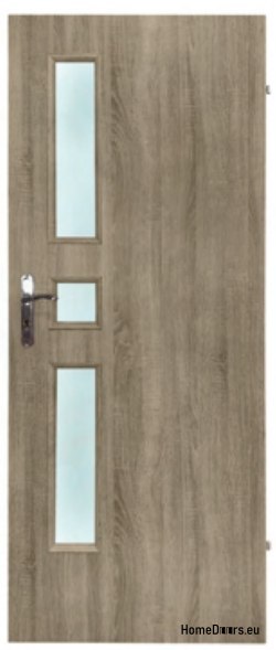 Portes de chambre avec verre intérieur Modo 60