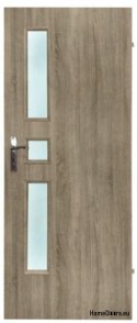 Portes de chambre avec verre intérieur Modo 80