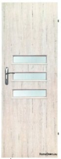 Portes de chambre avec verre intérieur Oris 70