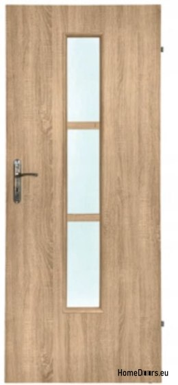 Porte de la chambre avec verre intérieur Suri 90